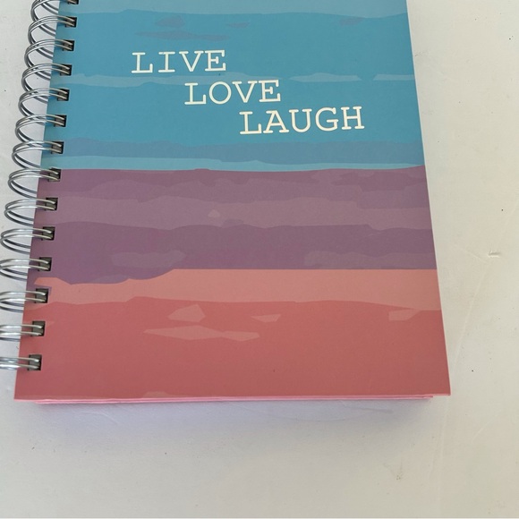LIVE LOVE LAUGH SPIRAL JOURNAL NOTEBOOK NWT - Picture 3 of 7